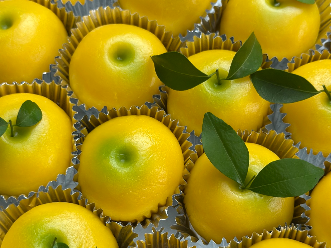 อาลัวส้ม ไส้มันม่วง